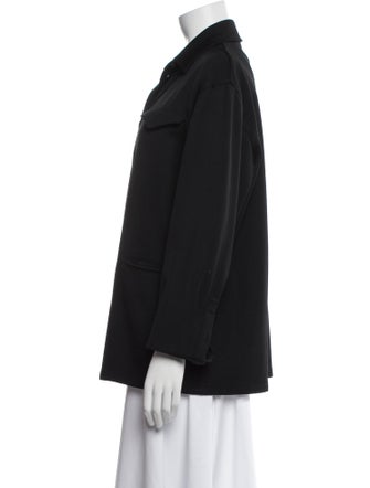 Prada 2021 Virgin Wool Button-Up Top