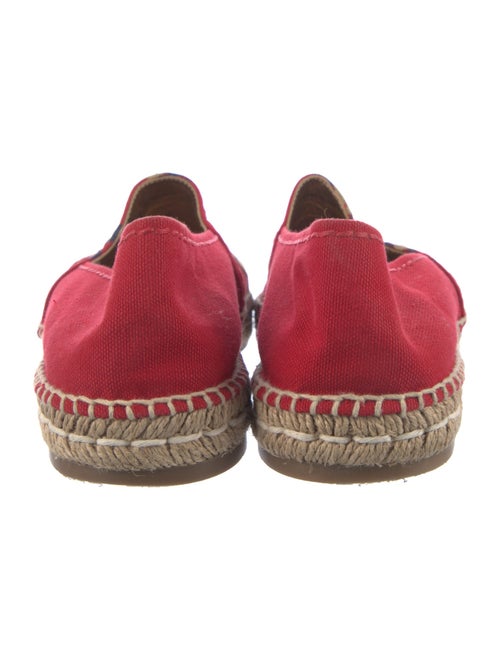 Prada Canvas Embroidered Accent Espadrilles