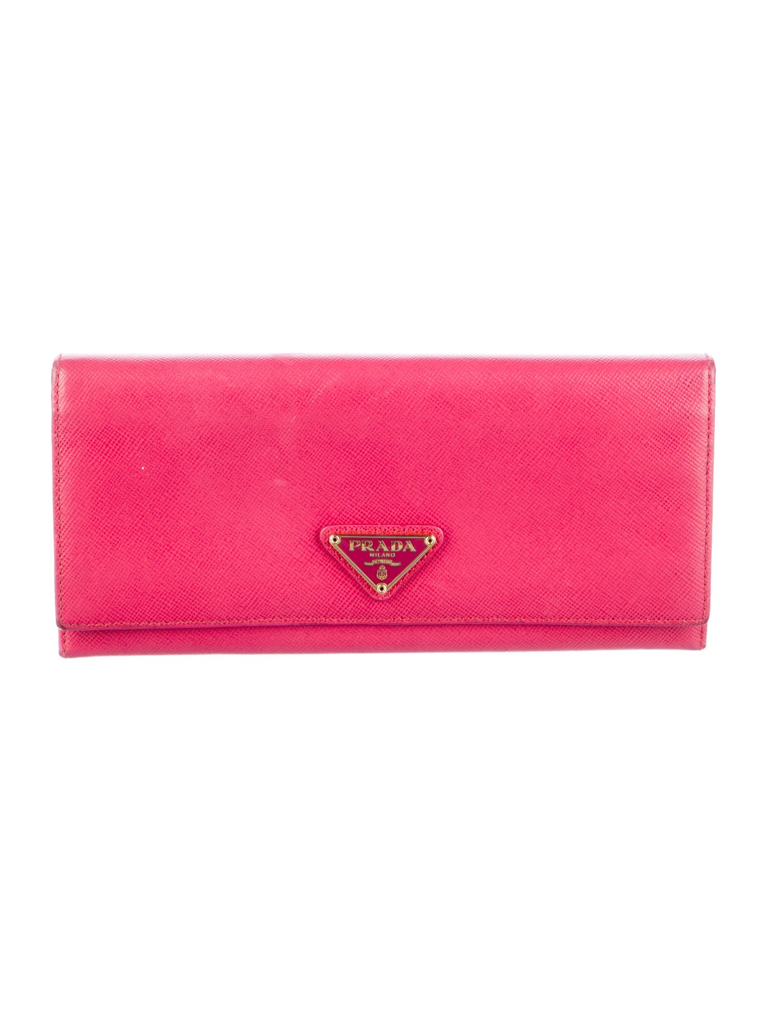 Prada Saffiano Lux Leather Continental Wallet