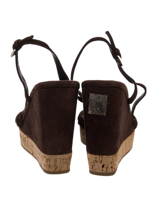 Prada Suede Slingback Sandals