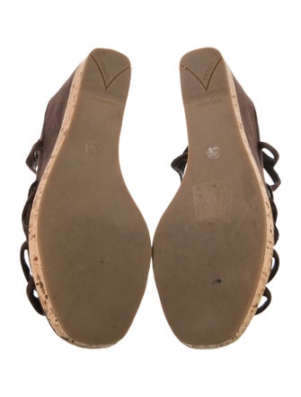 Prada Suede Slingback Sandals