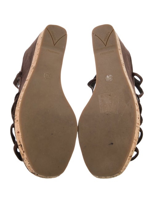 Prada Suede Slingback Sandals