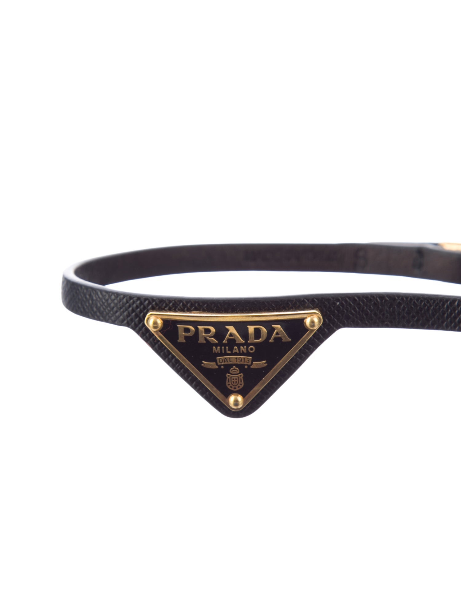 Prada Leather Dog Collar