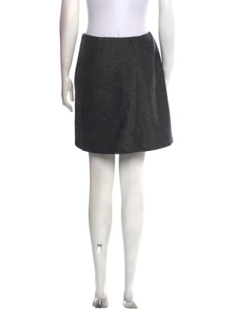 Prada Wool Mini Skirt
