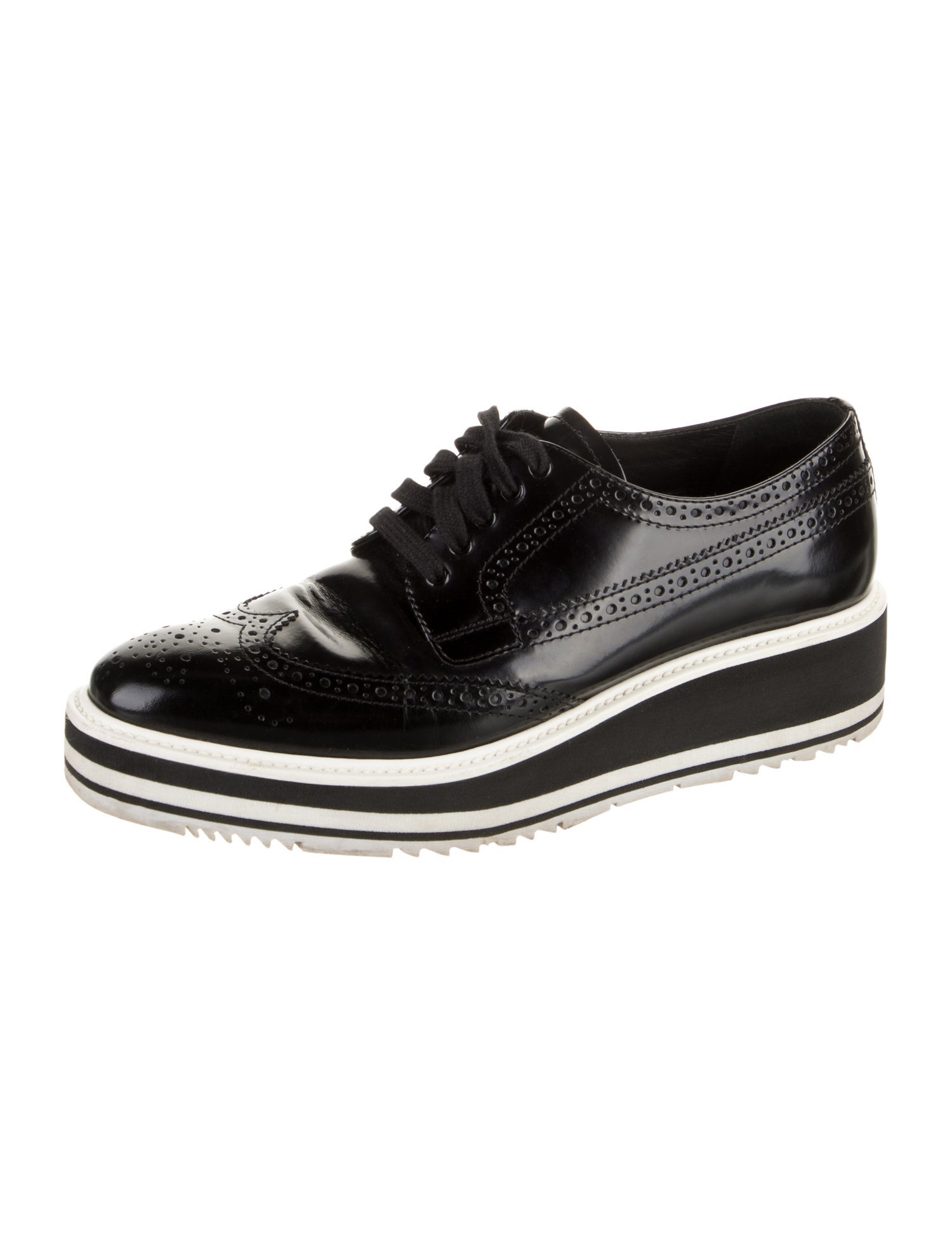 Prada Leather Oxfords