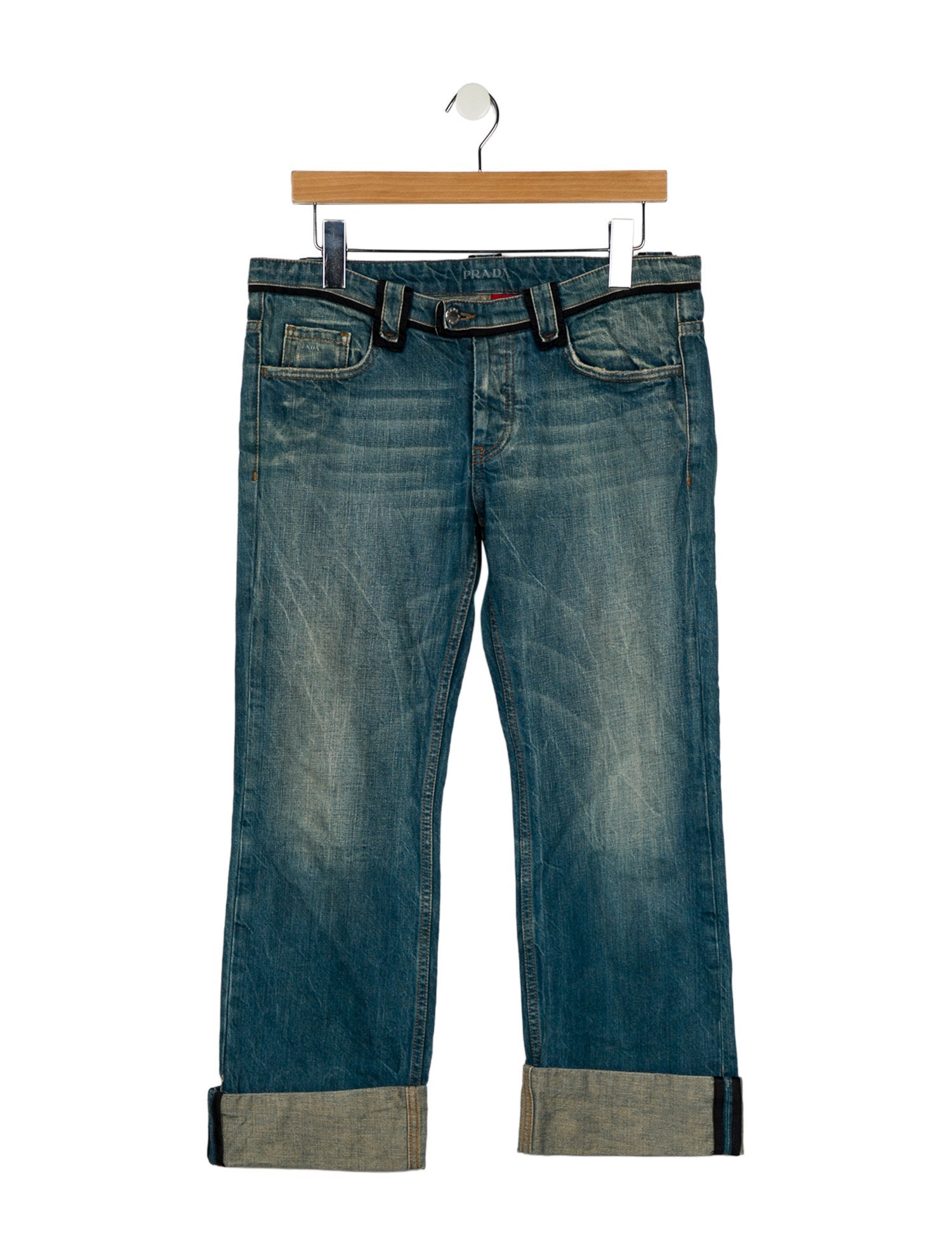 Prada Vintage Straight Leg Jeans