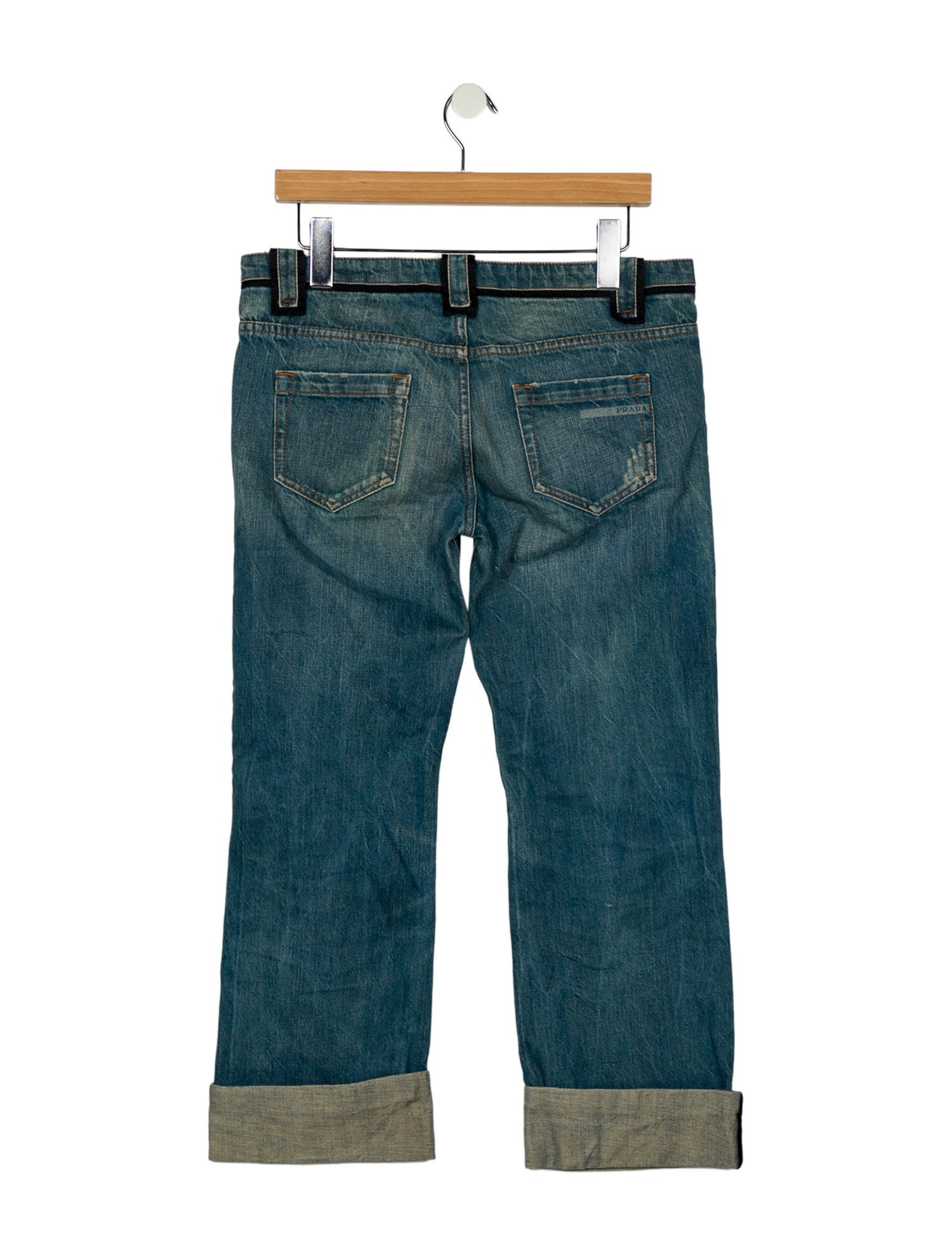 Prada Vintage Straight Leg Jeans