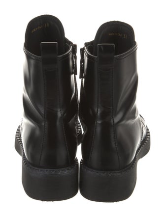 Prada Leather Combat Boots