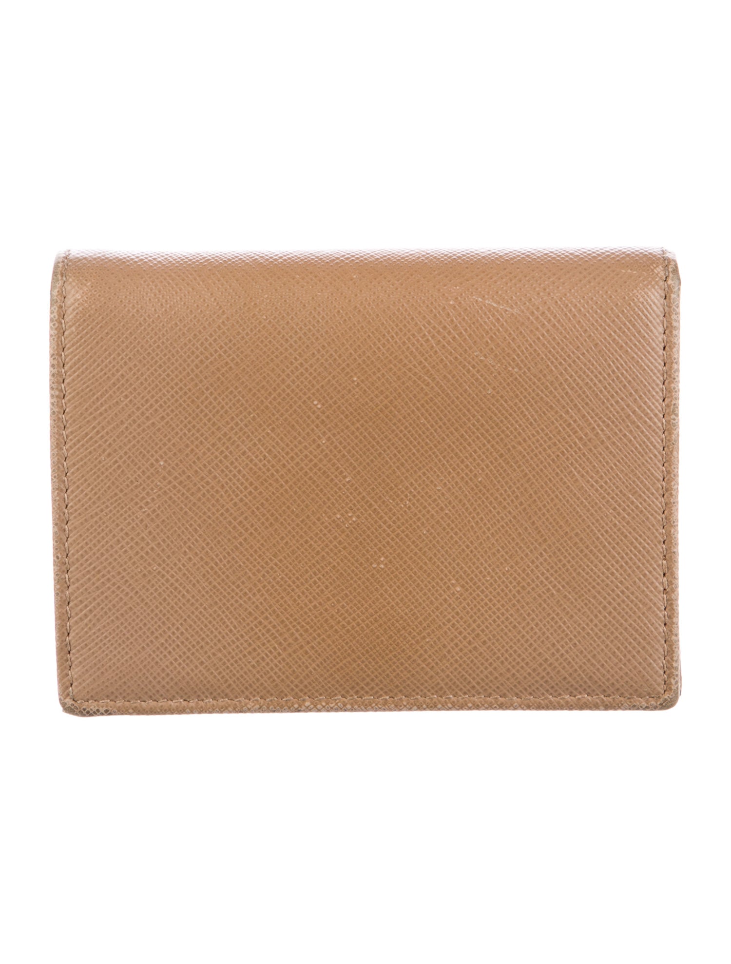 Prada Saffiano Metal Leather Wallet