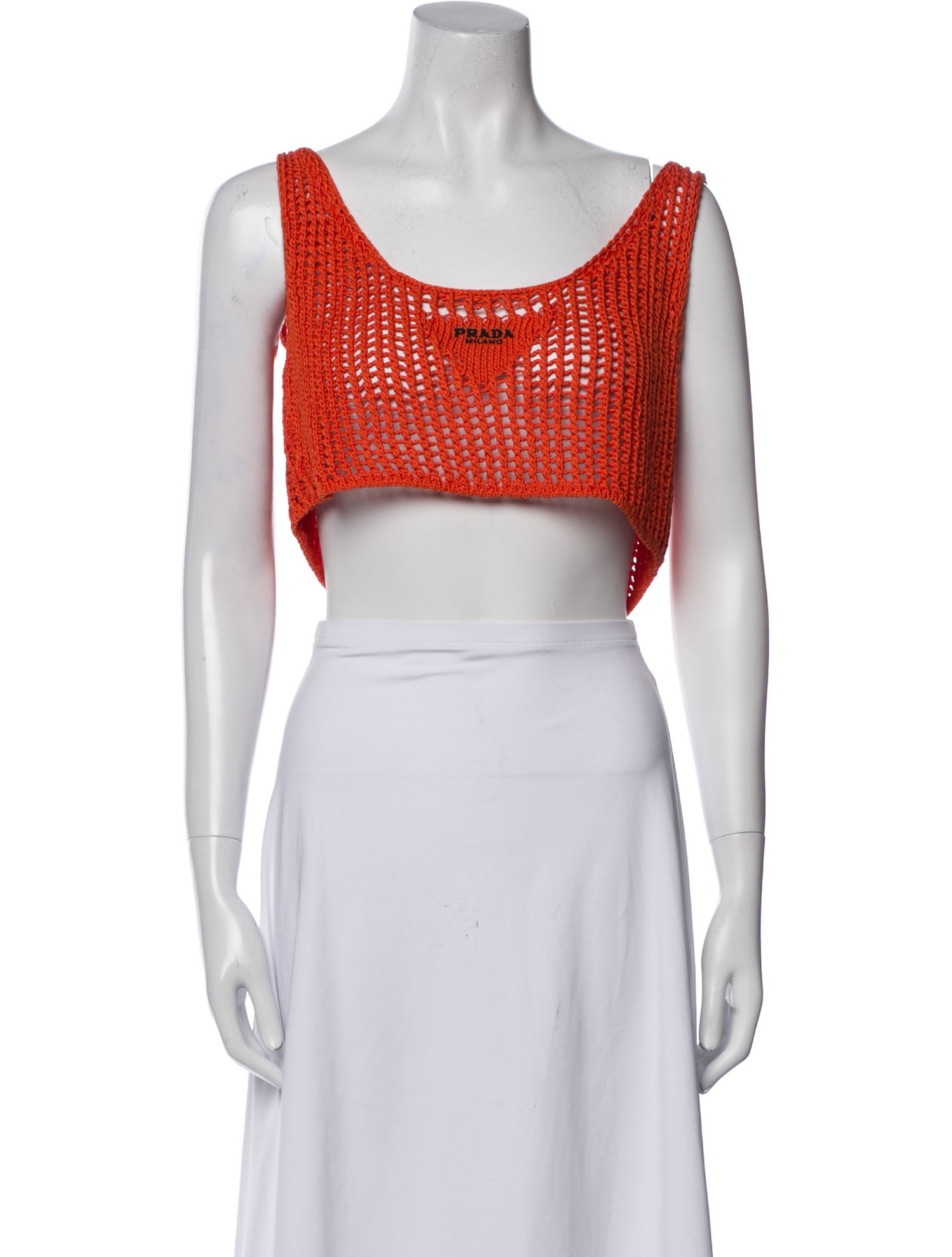 Prada 2021 Crochet Crop Top
