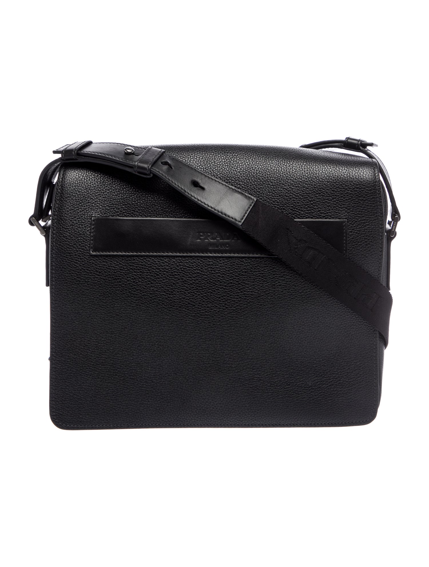 Prada Vitello Daino Leather Messenger Bag