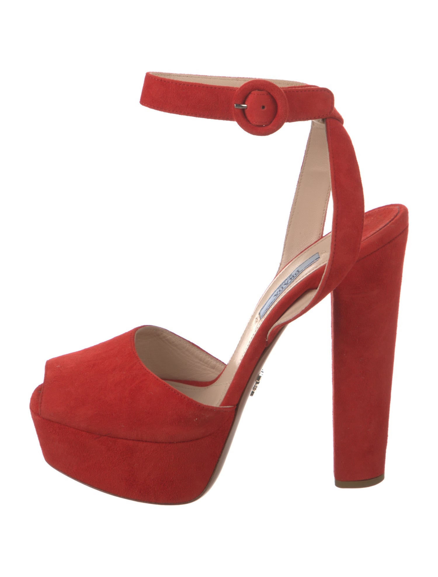 Prada Suede D'Orsay Pumps