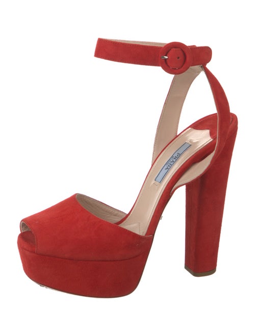 Prada Suede D'Orsay Pumps