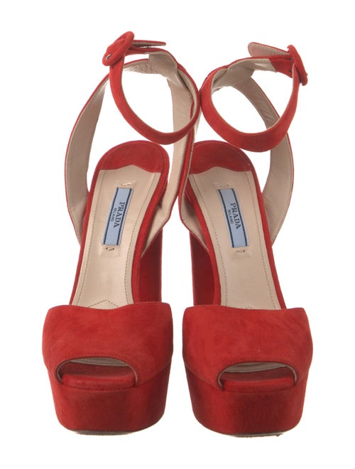 Prada Suede D'Orsay Pumps