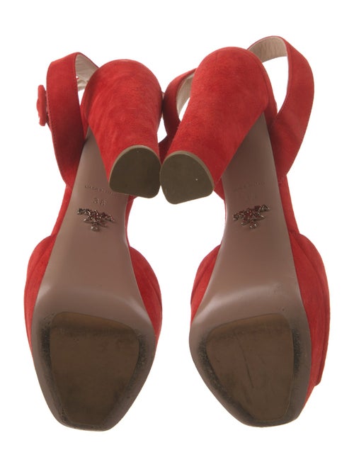 Prada Suede D'Orsay Pumps