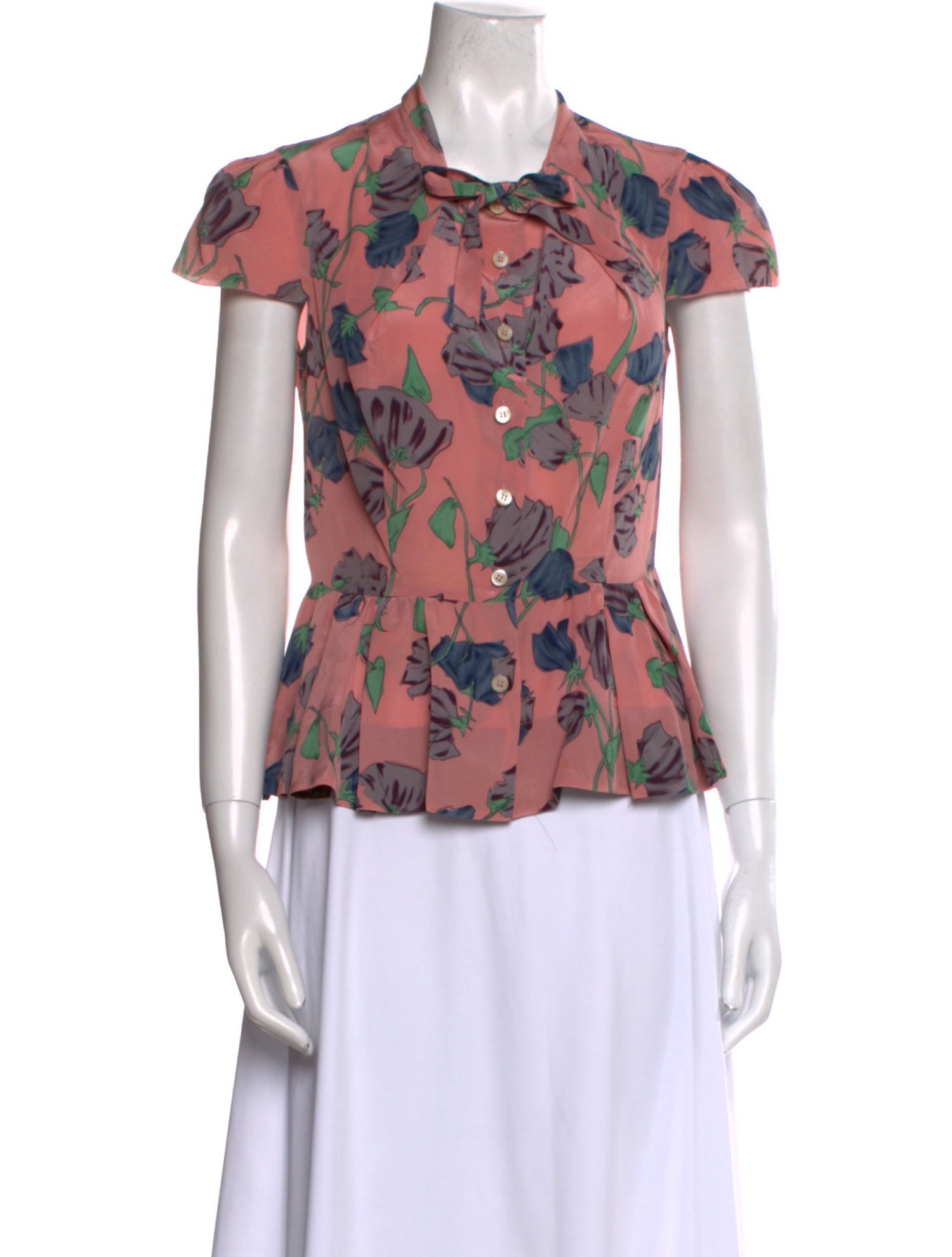 Prada Vintage 2008 Button-Up Top