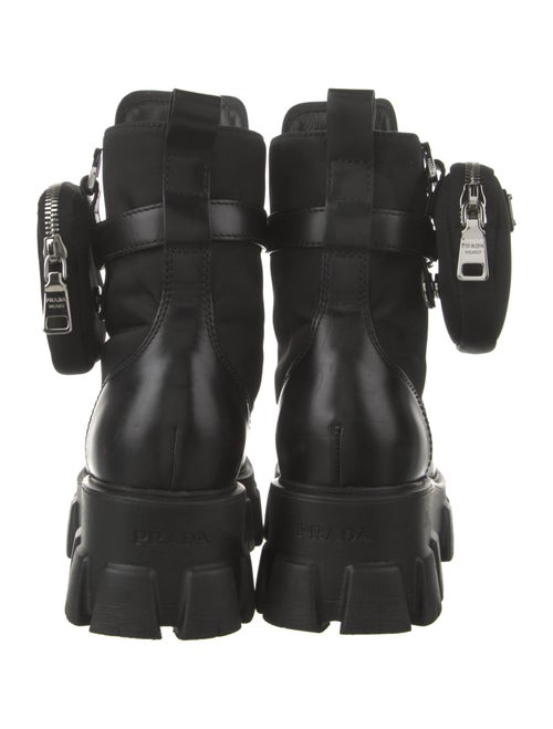 Prada Leather Combat Boots