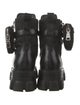 Prada Leather Combat Boots