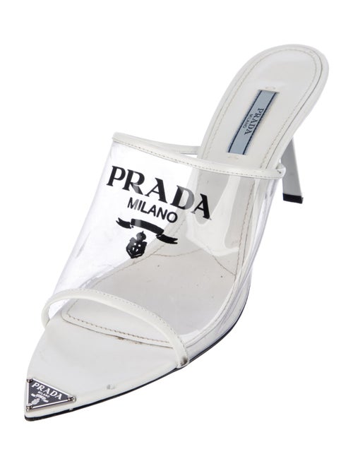 Prada PVC Printed Slides