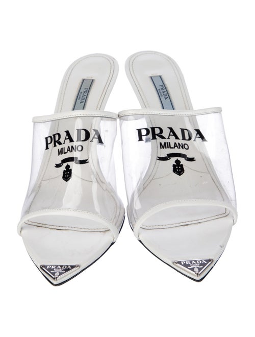 Prada PVC Printed Slides