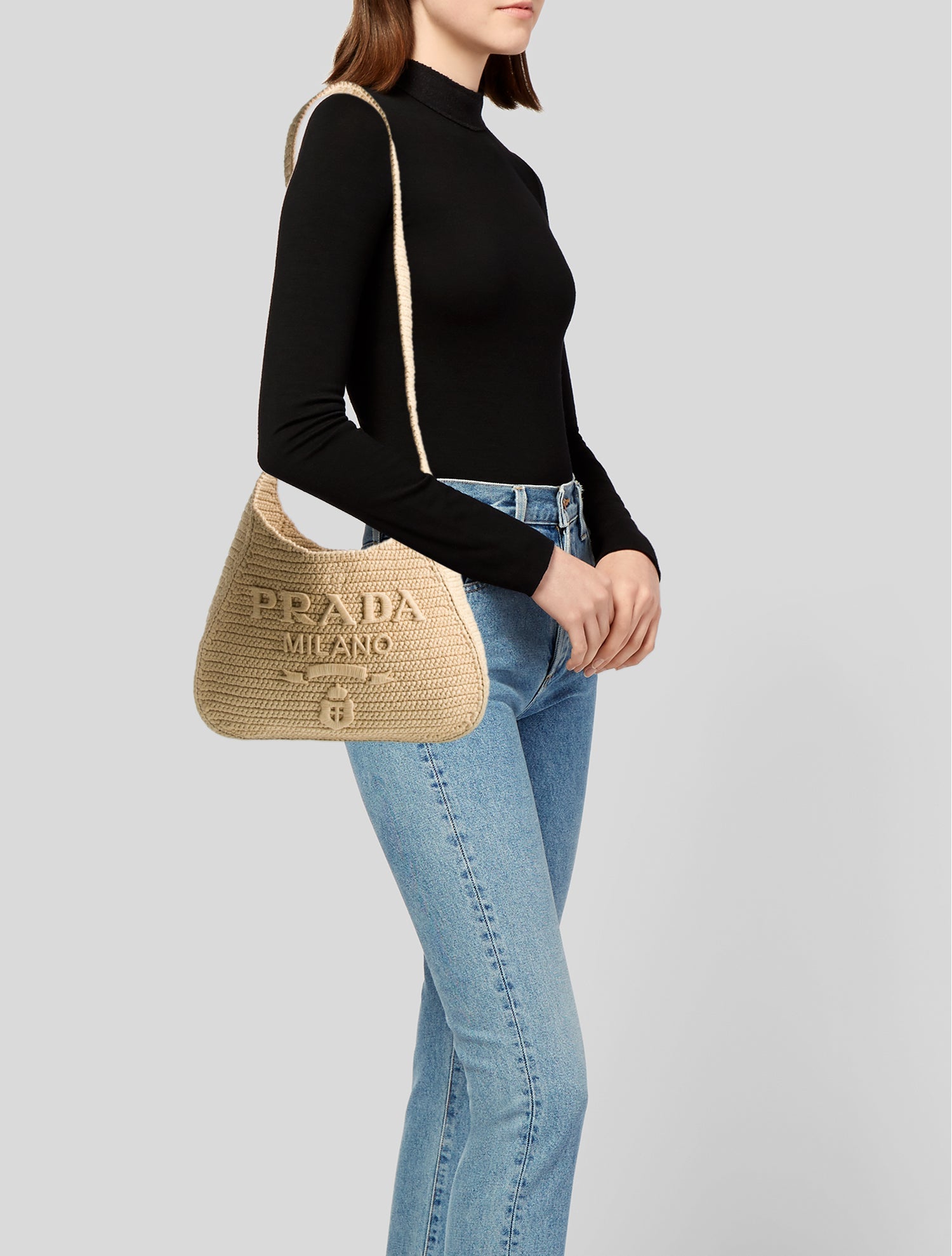 Prada Signature Shoulder Bag