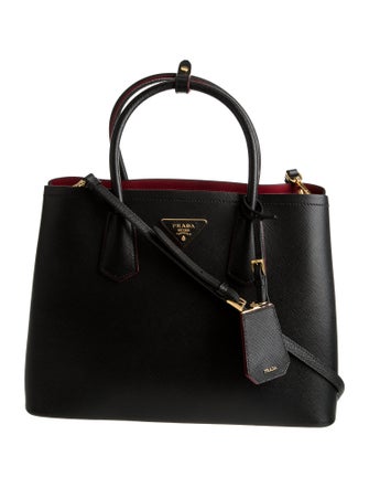 Prada Signature Signature Double Bag Medium