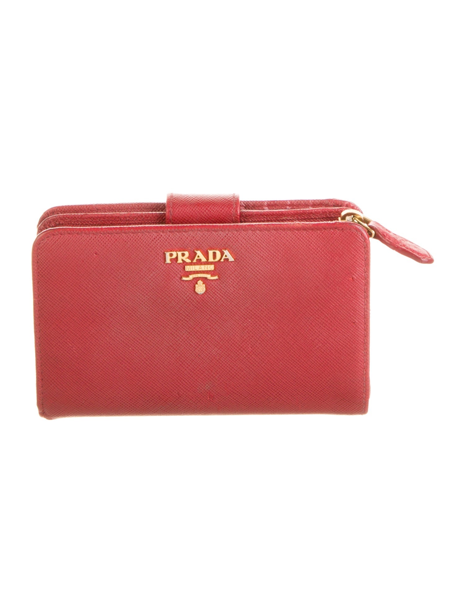 Prada Saffiano Metal Leather Wallet