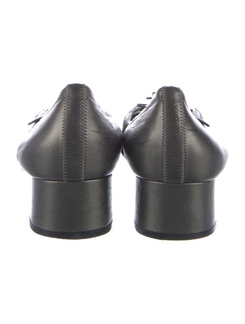 Prada Leather Ruffle Embellishment Pumps