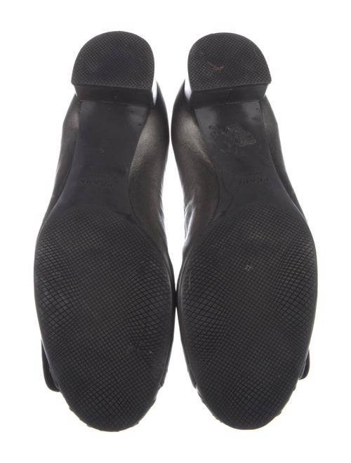 Prada Leather Ruffle Embellishment Pumps