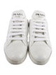 Prada Quilted Pattern Leather Sneakers