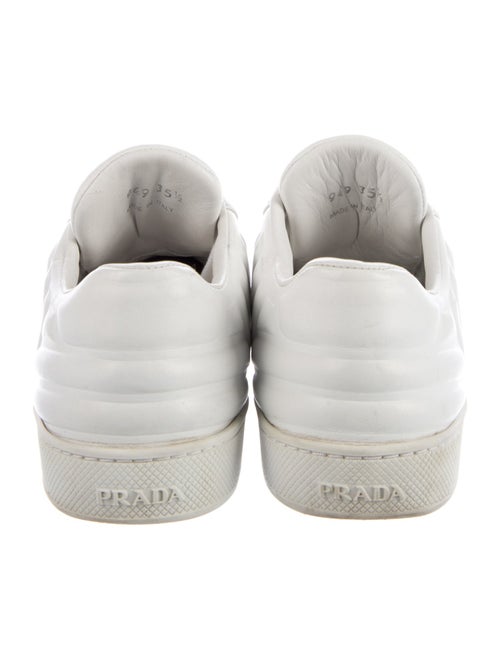 Prada Quilted Pattern Leather Sneakers