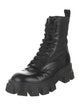 Prada Leather Combat Boots