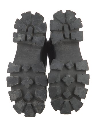 Prada Leather Combat Boots