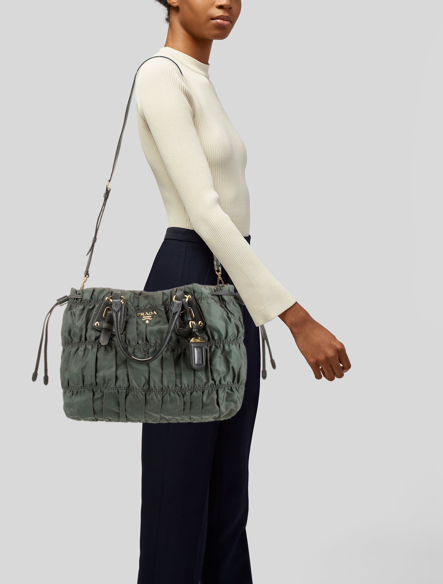 Prada Tessuto Nylon Top Handle Bag