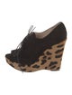 Prada Suede Animal Print Pumps