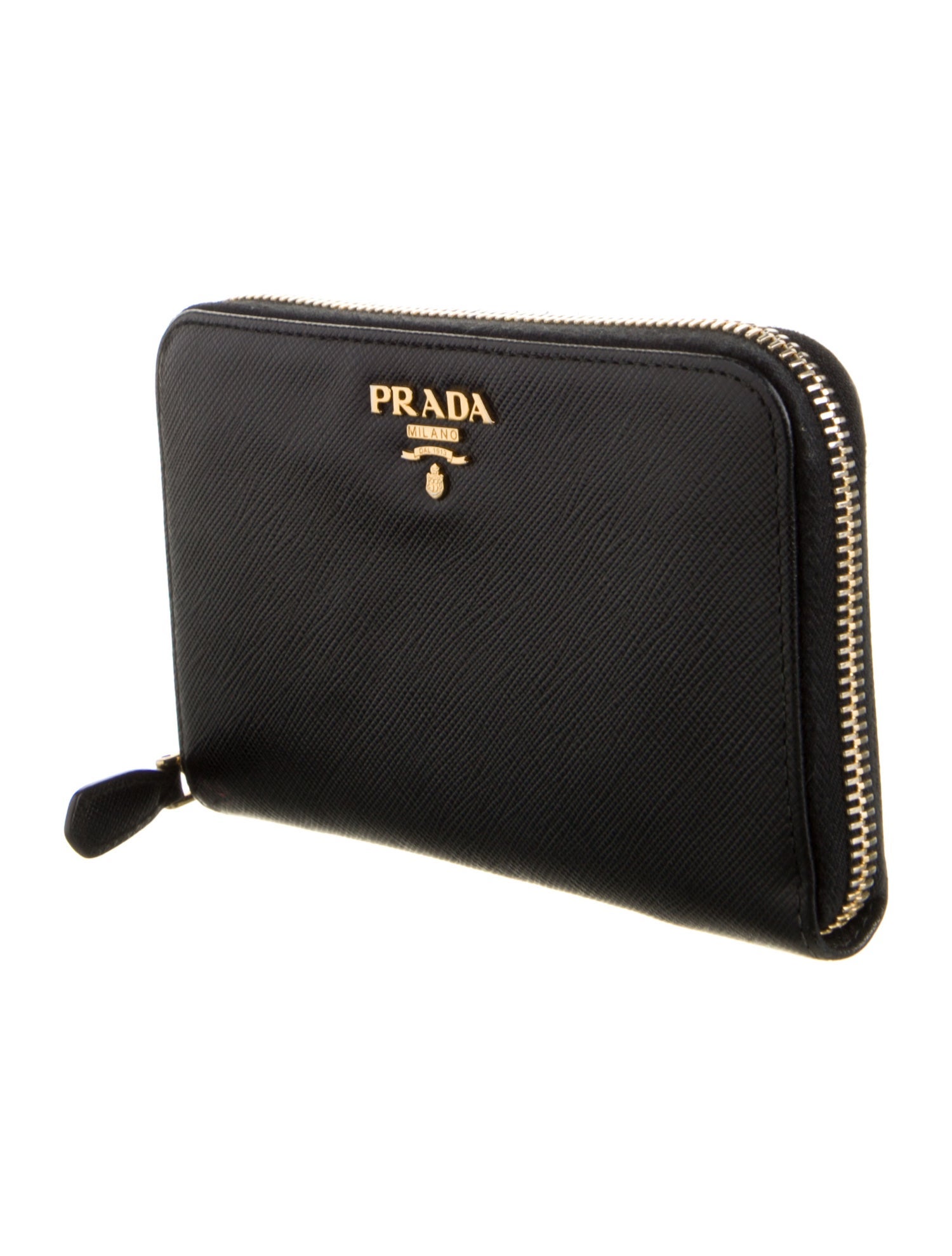 Prada Saffiano Metal Leather Wallet