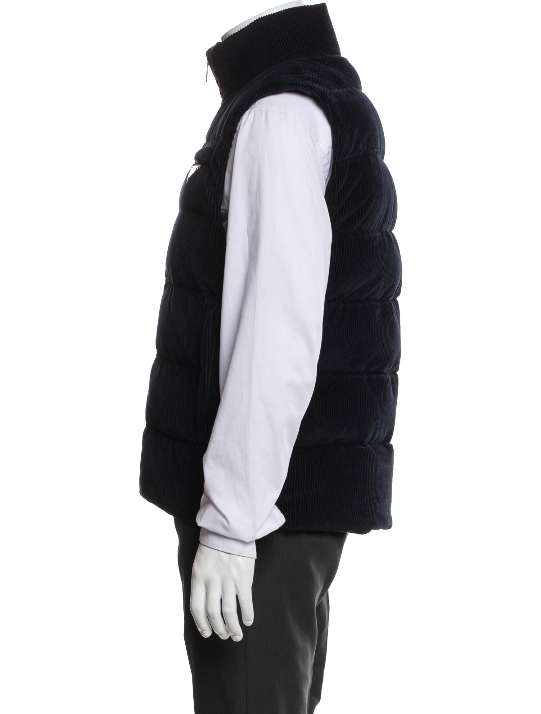 Prada 2022 Enameled Metal Triangle Vest