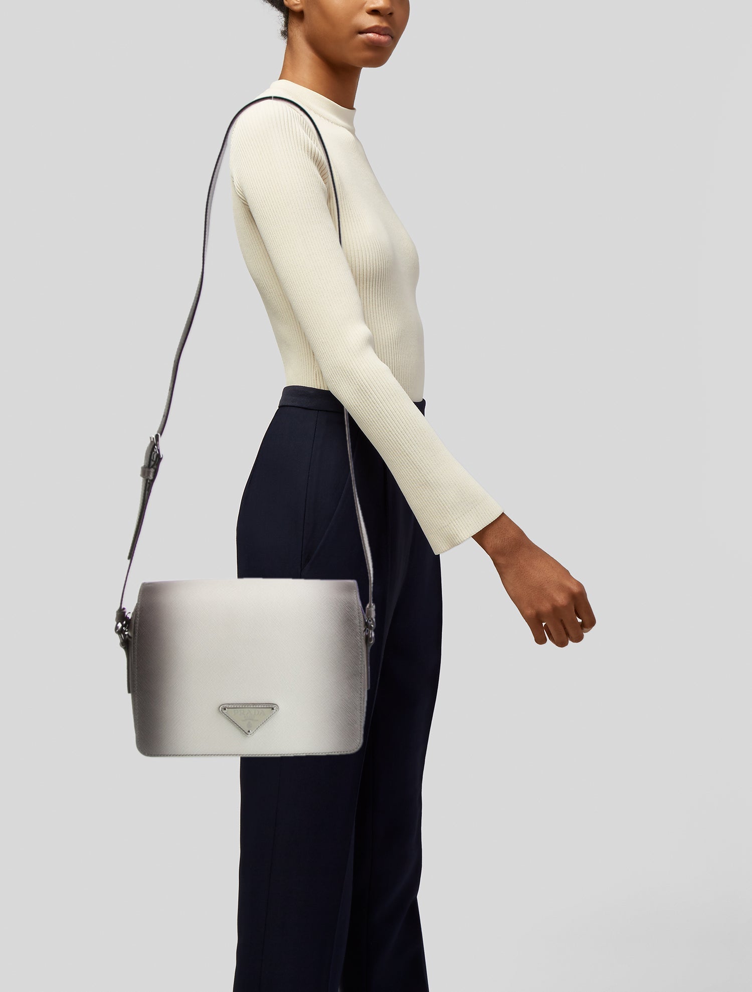 Prada Saffiano Leather Ombre Crossbody Bag w/ Tags