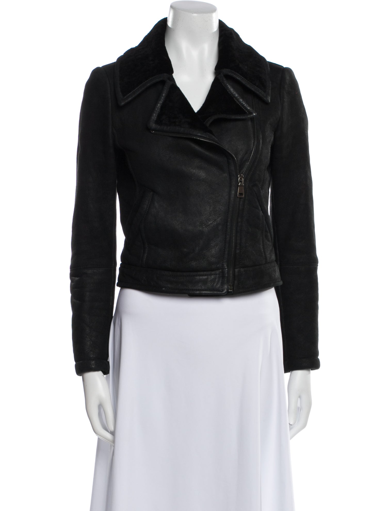 Prada 2011 Shearling Biker Jacket