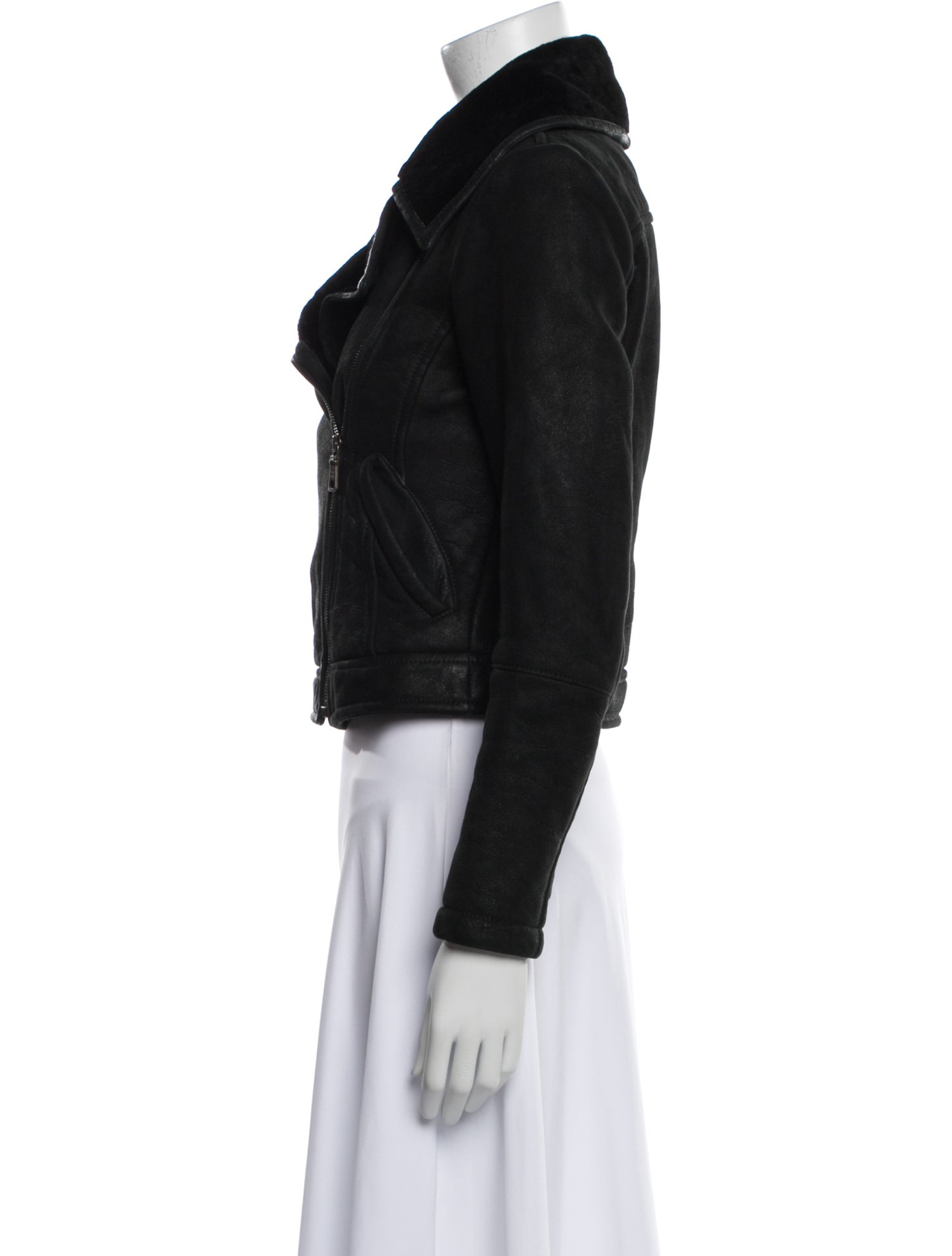 Prada 2011 Shearling Biker Jacket