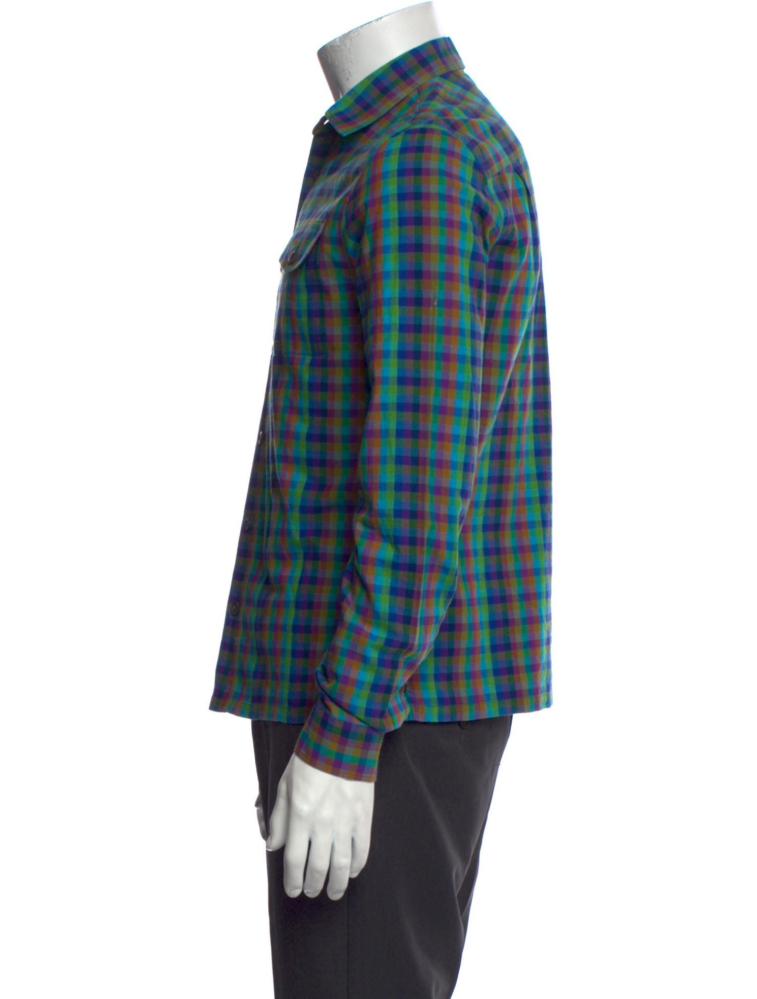 Prada 2016 Plaid Print Dress Shirt
