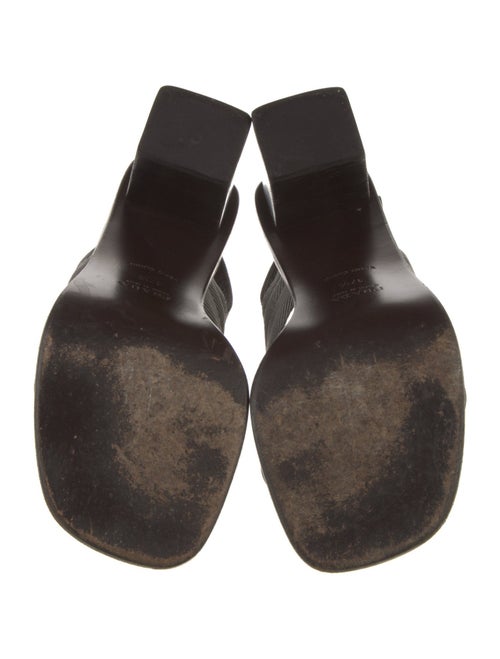 Prada Colorblock Pattern Slingback Sandals