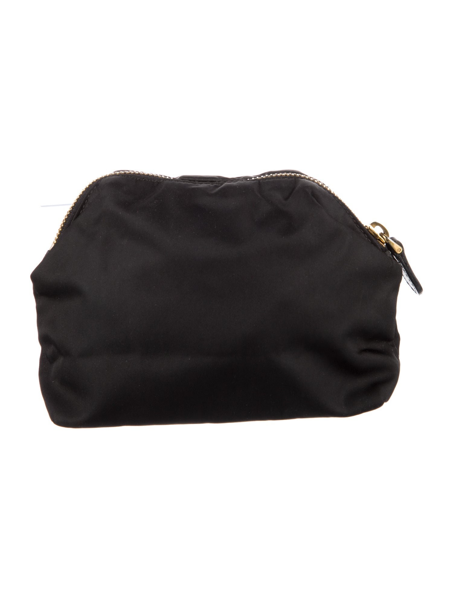 Prada Saffiano-Trimmed Tessuto Zip Pouch