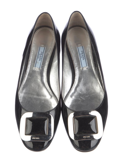 Prada Patent Leather Ballet Flats