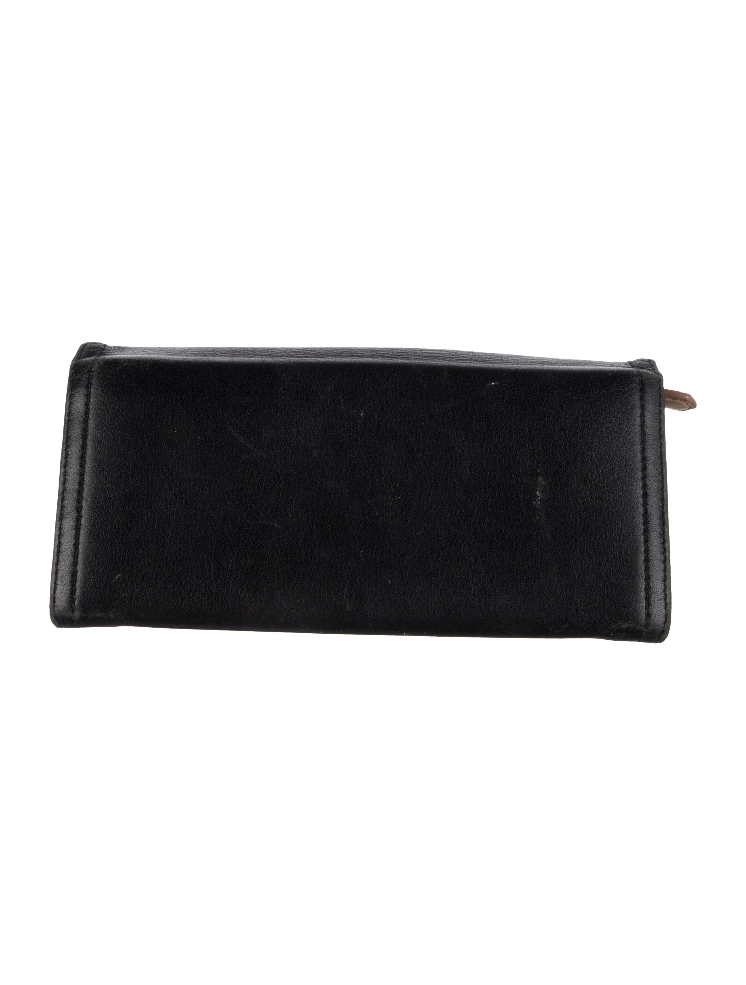 Prada Leather Continental Wallet