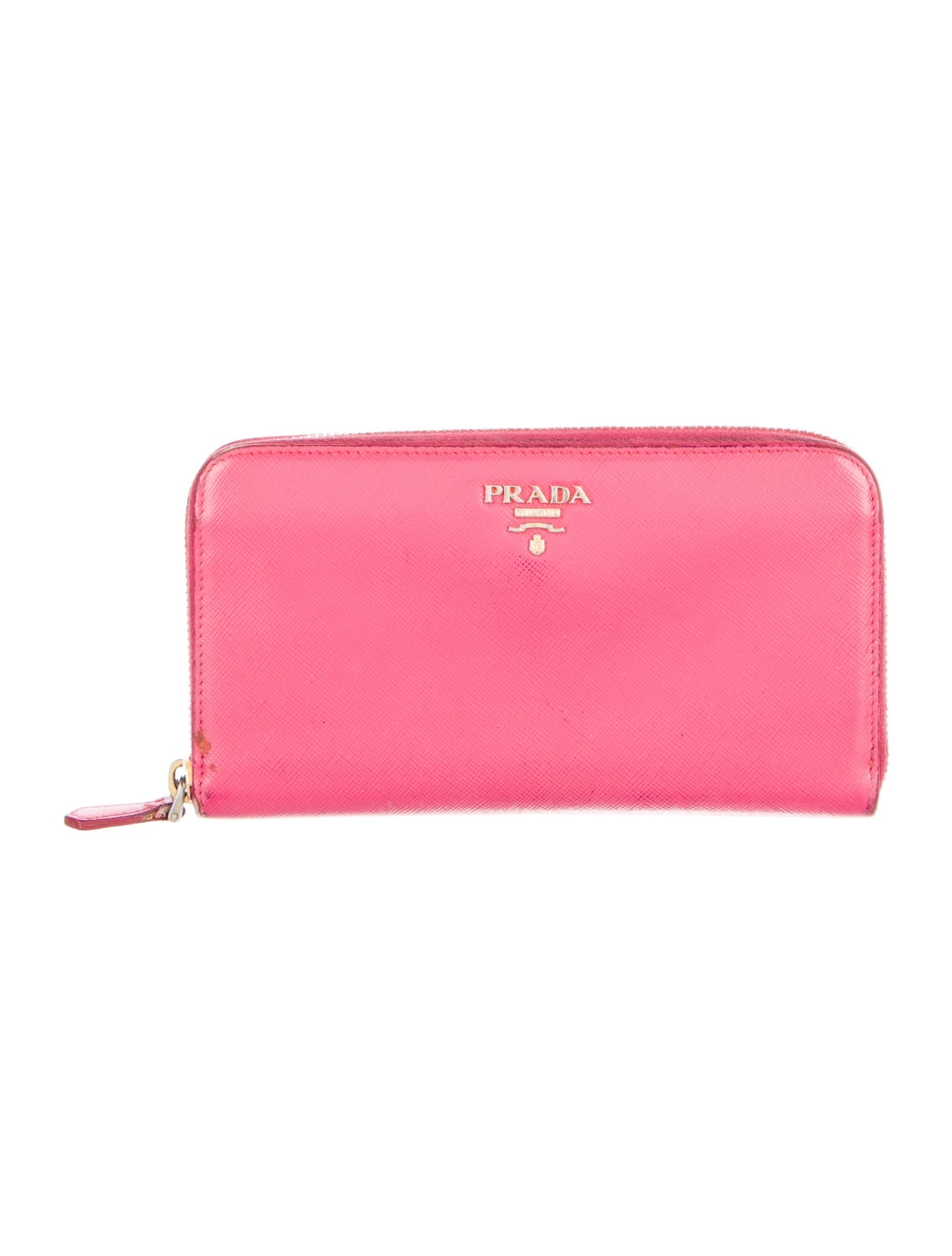 Prada Saffiano Metal Leather Continental Wallet