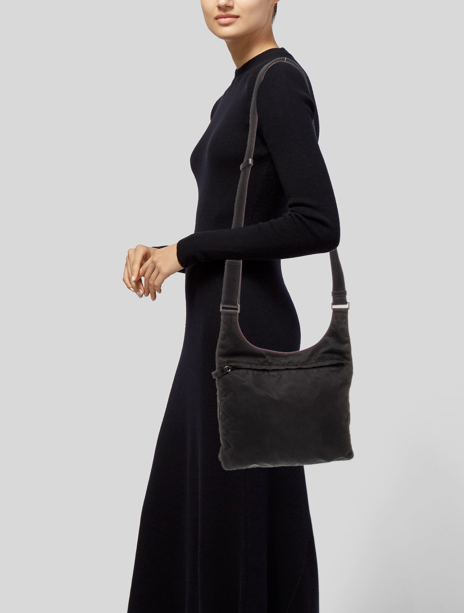 Prada Tessuto Nylon Messenger Bag