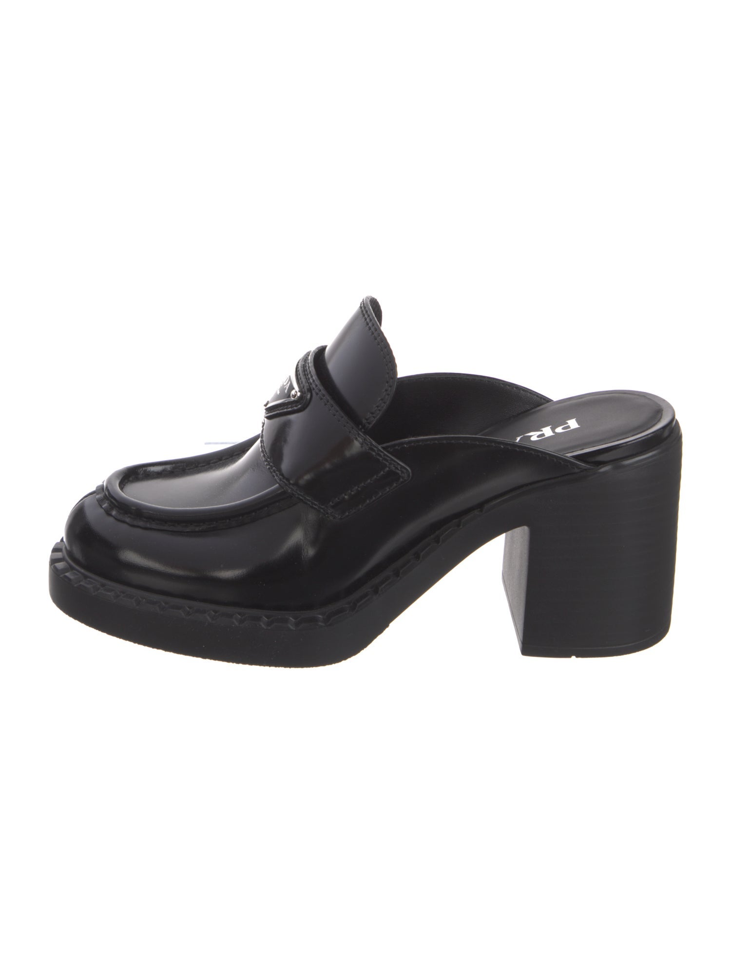 Prada Leather Mules