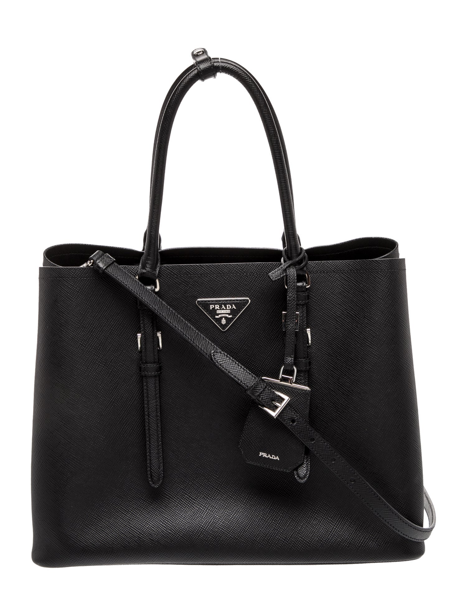 Prada Signature Double Bag Medium