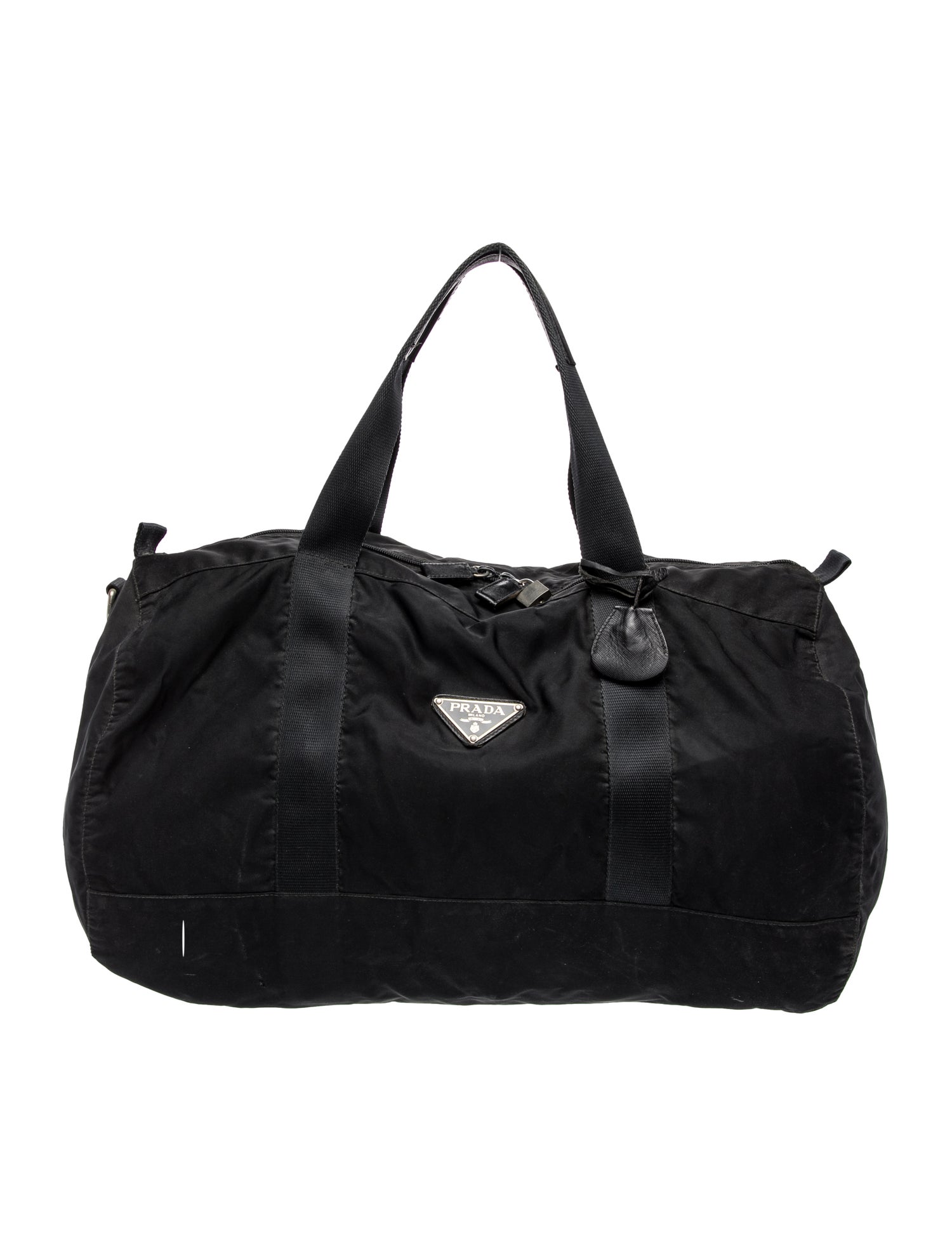 Prada Saffiano Leather Weekender Bag Vintage